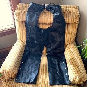 FMC real leather chaps S